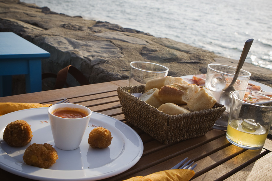 Bouchées apéro et cidre basque