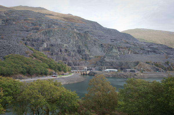 Carrière d'ardoise en activité Carrière d'ardoise en activité