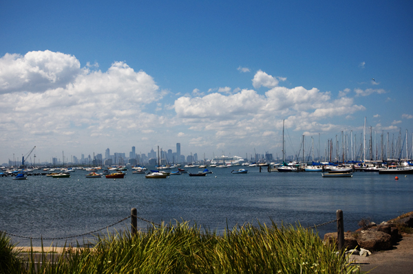 Melbourne depuis hobsons bay