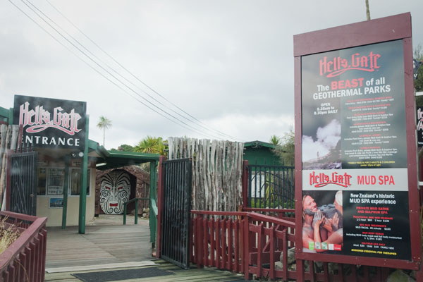 Hells Gate spa de boue naturelle