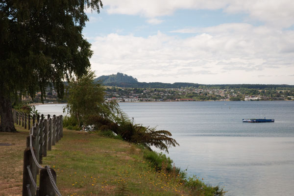 Lac de Taupo nouvelle zélande