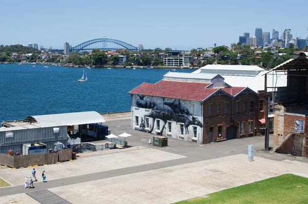 Cockatoo Island ile industrielle abandonnée à Sydney Australie