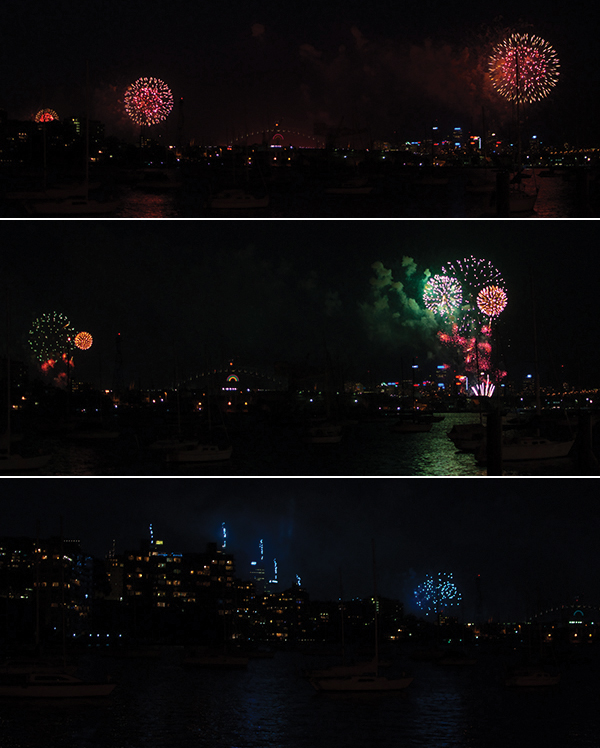 Fireworks NYE 2012 Sydney Australie