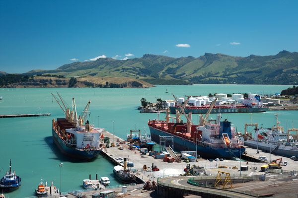 Port de Lyttelton Nouvelle-Zélande