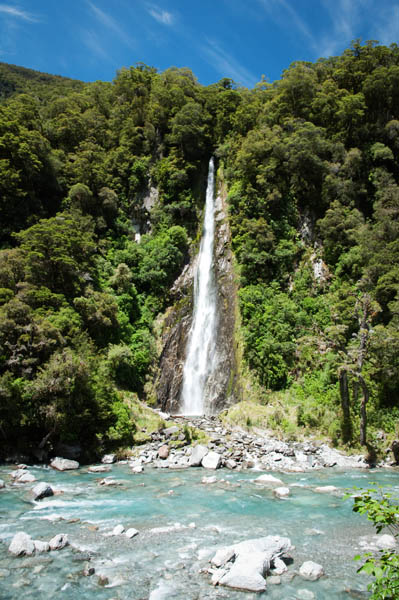 Thunder Creek Falls en Nouvelle-zélande