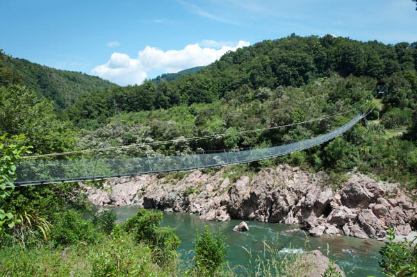 Buller gorge swingbridge Nouvelle-Zélande