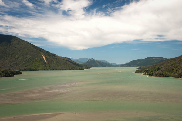 Waikawa Bay proche de Picton en Nouvelle-zélande