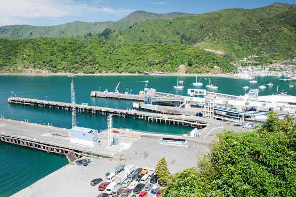 Port de Picton ile sud de nouvelle zélande