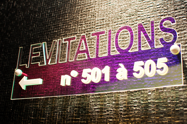 Chambres en lévitation