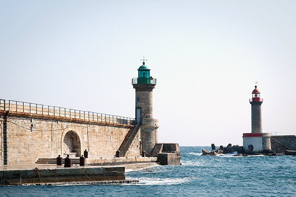 L'entrée du port de Bastia
