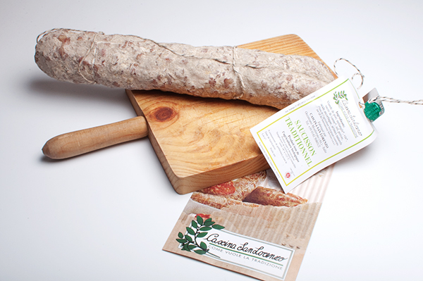 Les saucissons de la Cascina San Lorenzo
