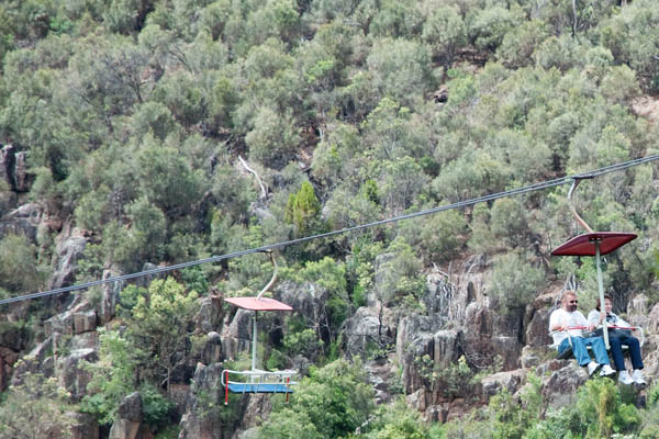 Télésiège à la plus longue portée du monde en tasmanie