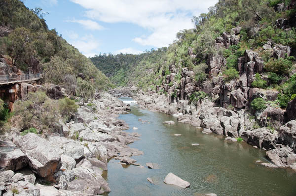 Vue depuis Alexandra Bridge Launceston