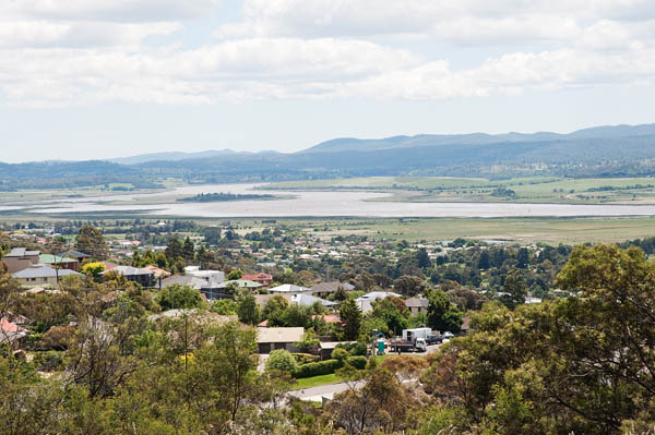 Point de vue sur Launceston tasmanie