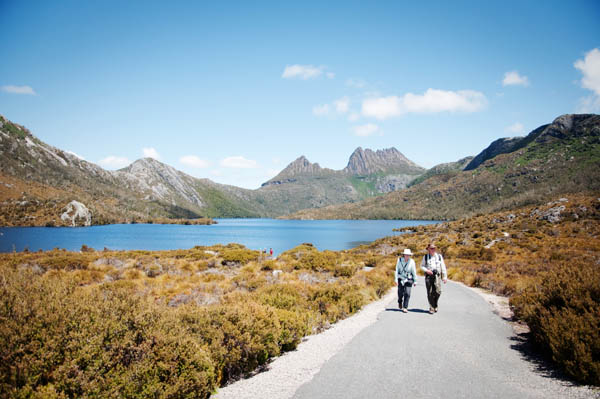 Circuit de Dove Lake radonnée Craddle Moutain Tasmanie