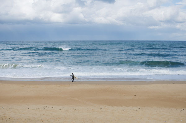 Plage de capbreton le matin Plage de capbreton le matin