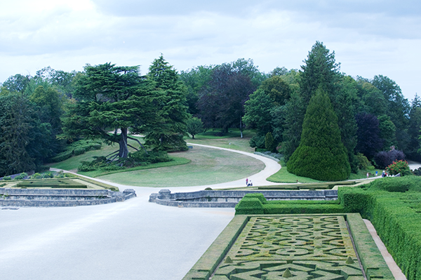 Parc à l'anglaise Château de Hautefort Parc à l'anglaise Château de Hautefort