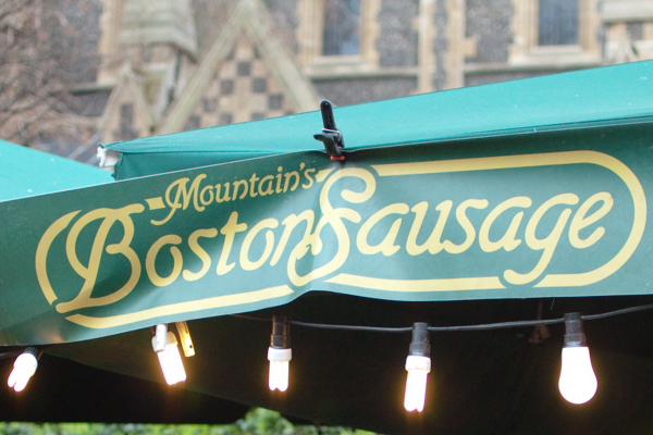 Borough Market Londres - Boston sausage Borough Market Londres - Boston sausage