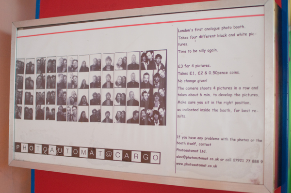 1er photobooth de Londres 1er photobooth de Londres