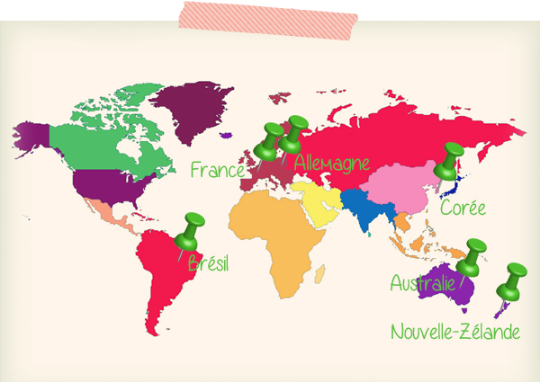 Tour du monde la Beauté Bio Tour du monde la Beauté Bio