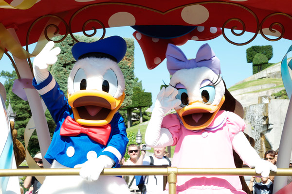 Donald et Daisy à Disneyland Paris Donald et Daisy à Disneyland Paris