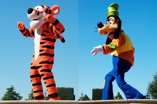 Tigrou & Dingo - Personnages Disneyland Tigrou & Dingo - Personnages Disneyland