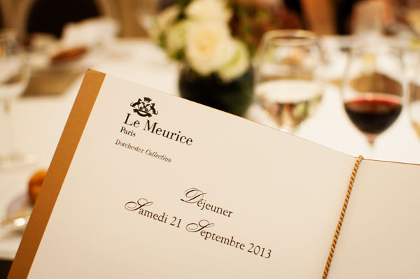 Déjeuner au Meurice Déjeuner au Meurice