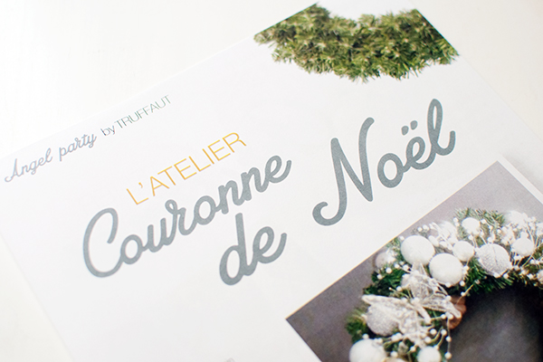 Couronne de Noël avec Truffaut Couronne de Noël avec Truffaut