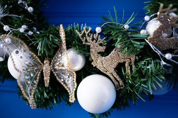 Couronne de Noël avec Truffaut Couronne de Noël avec Truffaut