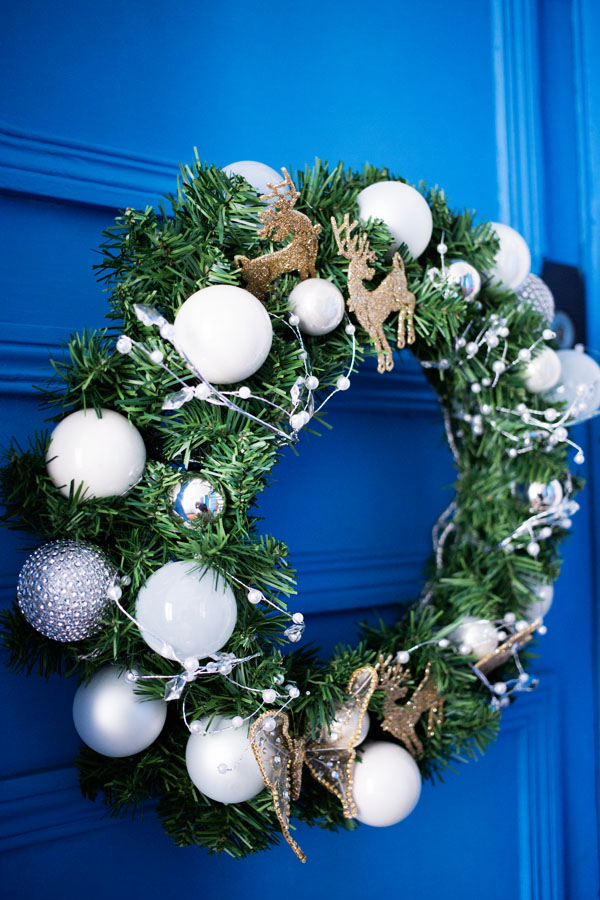 Couronne de Noël avec Truffaut Couronne de Noël avec Truffaut