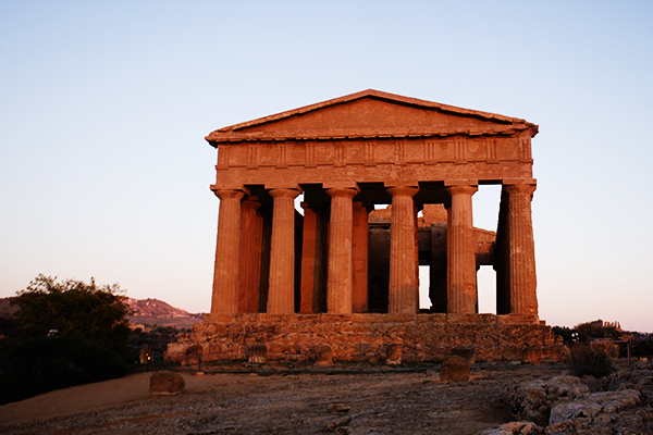Vallée des Temples à Agrigento Vallée des Temples à Agrigento