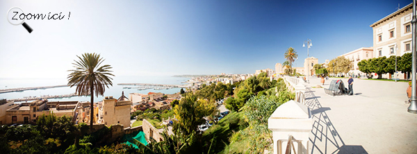 Point de vue depuis le belvédère de Sciacca Point de vue depuis le belvédère de Sciacca