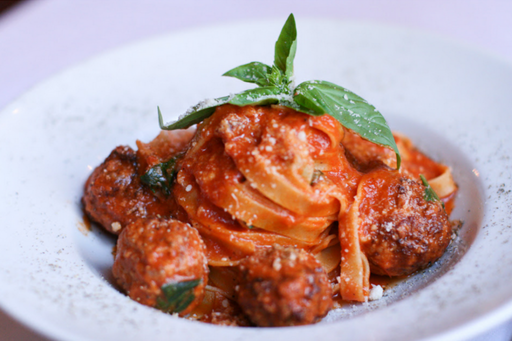 La Rosa - Tagliatelle aux boulettes de veau maison et sauce tomate du Chef‏