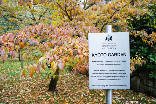 Kyoto Garden - Jardin japonnais de Holland Park à Londres Kyoto Garden - Jardin japonnais de Holland Park à Londres