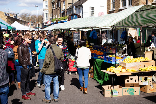 Broadway Market - Est de Londres Broadway Market - Est de Londres