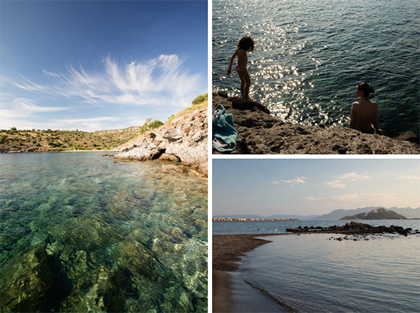 Se baigner à Egine Se baigner à Egine