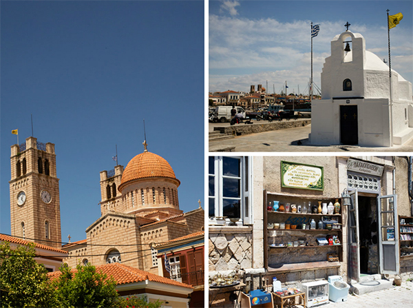 Rues de Egine ville Rues de Egine ville