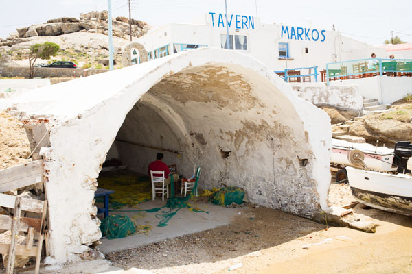 Port de pêche à Agia Anna Port de pêche à Agia Anna