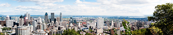 Panorama sur Montréal depuis le Mont Royal