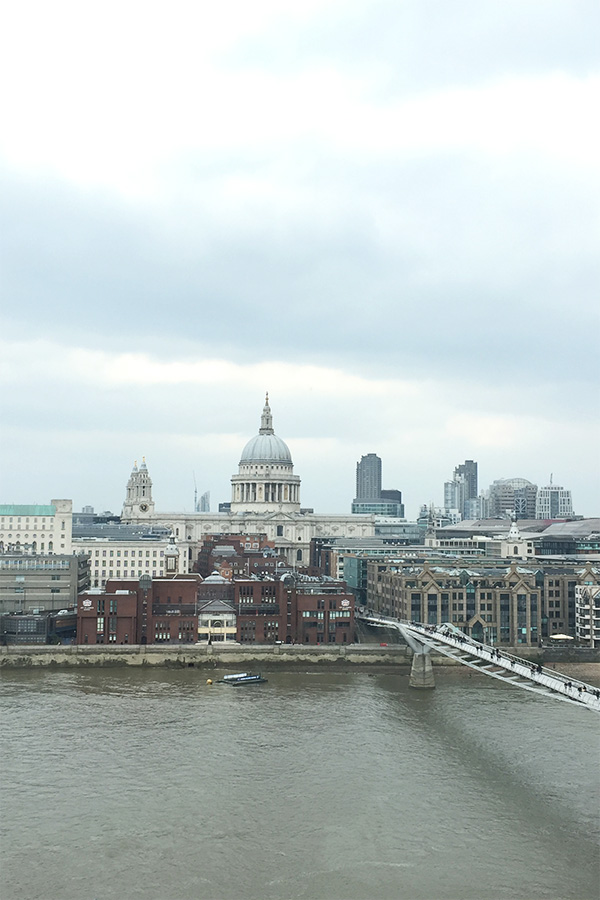 Vue depuis Tate Modern sur St Paul's