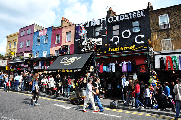 Les boutiques de camden market