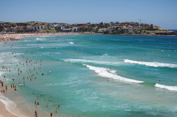 Bondi Beach à Sydney (Australie)