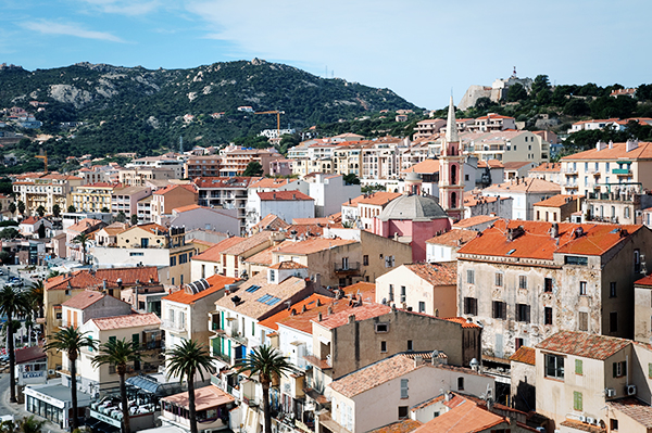 Point de vue sur la ville de Calvi