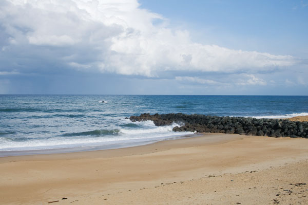 Plage de capbreton le matin