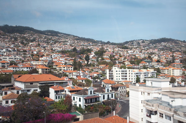 Survol de Funchal en téléphérique