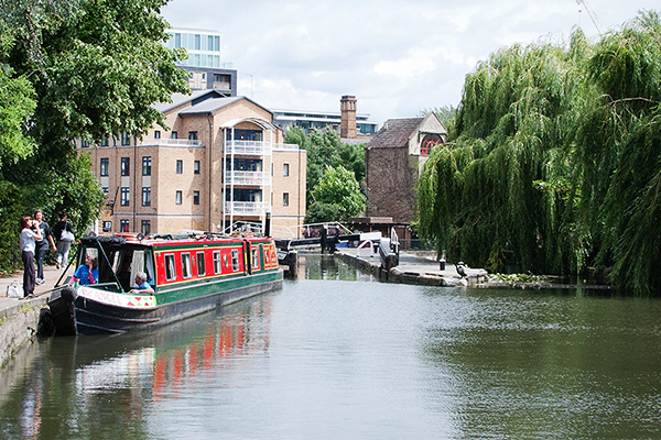 Balade sur les canaux à Angel - Londres