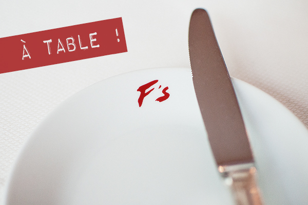 Table du Fouquet's Barrière Paris