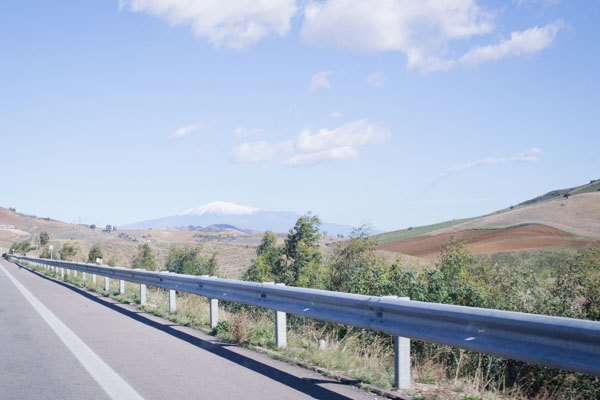 Cefalu vers Syracusa en passant par le Mont Etnaa