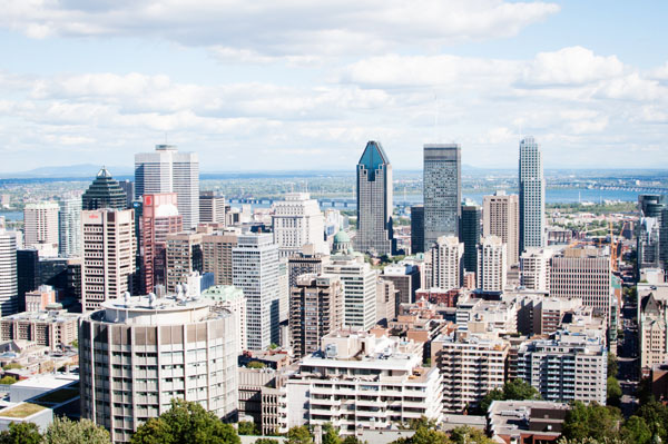 Panorama sur Montréal depuis le Mont Royal