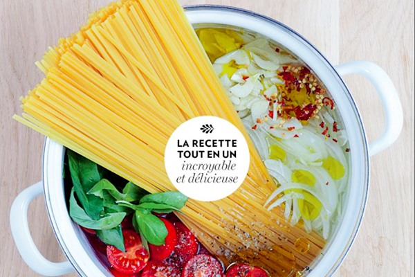 One-pan gluten free pasta